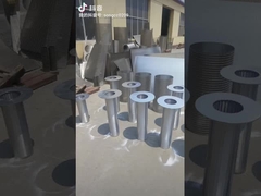 SS304 Wire Screen Wedge Drum Sampel Gratis