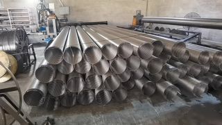 Silinder Layar Dibungkus Kawat SS304 Johnson Profesional