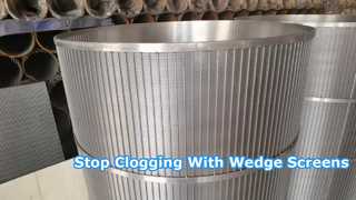 Tabung Layar Kawat Baji Terbalik SS304 (Tipe Filter FITO)