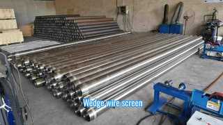 AISI 304 OD 4-1/2" Layar Sumur Air Untuk Kontrol Pasir
