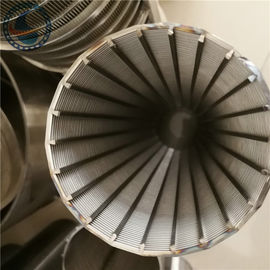 V Shaped Wire 0.75mm Slot Johnson Screen Pipe Untuk Pemutaran