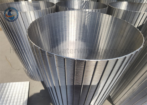 304 Stainless Steel Wedge Wire Screen Tube Luka Slot