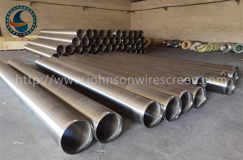 Low Carbon Galvanized Johnson Wire Screen Untuk Air Well Untuk Pengendalian Pasir