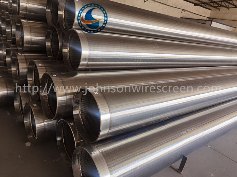 Low Carbon Galvanized Johnson Wire Screen Untuk Air Well Untuk Pengendalian Pasir