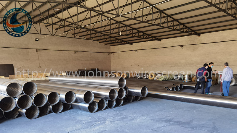 Low Carbon Galvanized Johnson Wire Screen Untuk Air Well Untuk Pengendalian Pasir