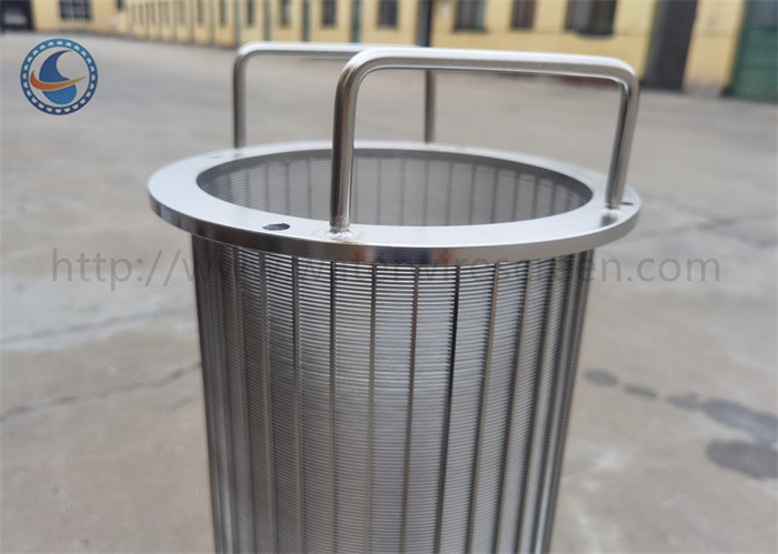 Elemen Filter Bentuk Backwash Johnson V Dengan Pegangan Keranjang