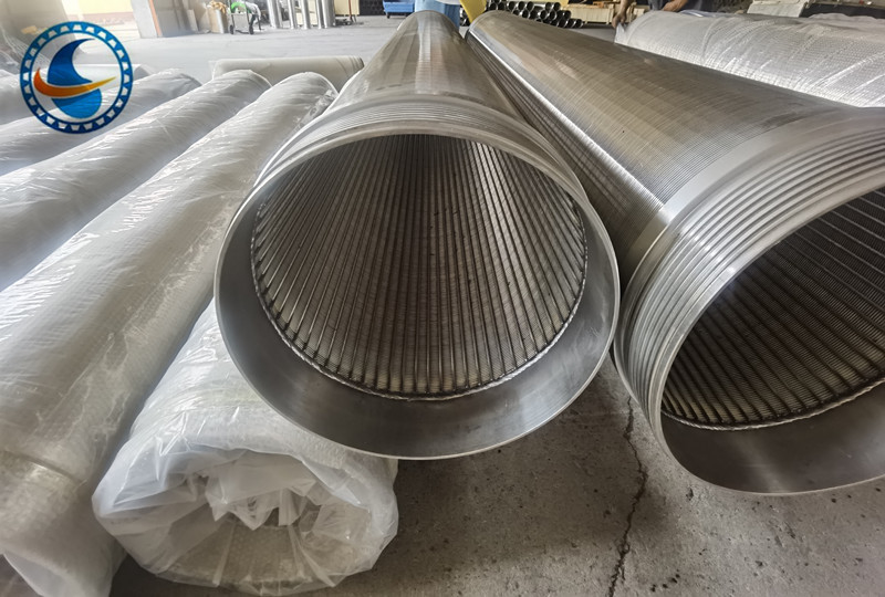 Galvanizing Dan SS 304 Johnson Wedge Wire Air Well Screen Filter Pipe