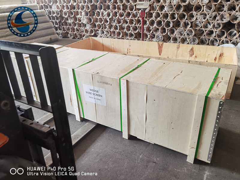 Johnson Vee Bentuk Wire Wire Screen Filter Untuk Umur Pelayanan yang Panjang