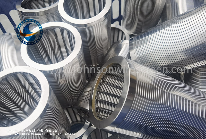 Filter layar kawat slot slot slot kontinu stainless batang stainless batang