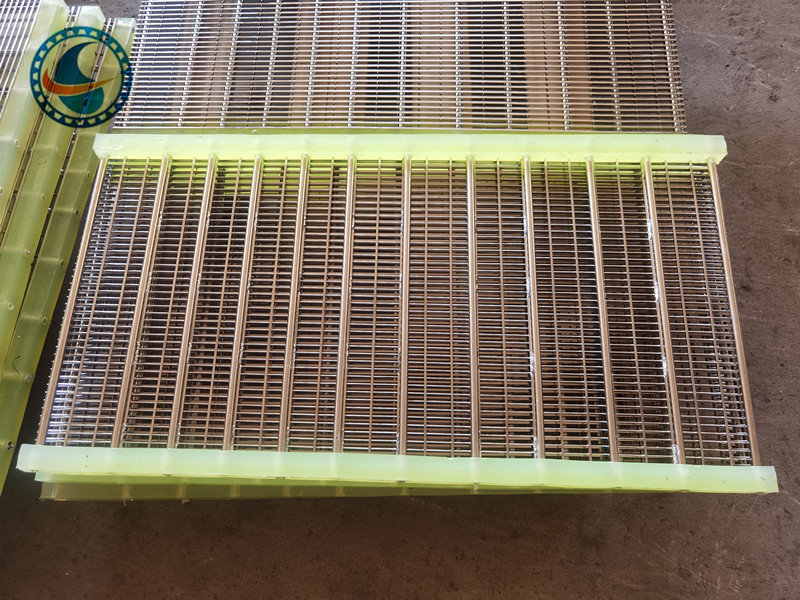 Papan layar kawat wedge baja tahan karat 304 slot 1,7mm untuk penyaringan makanan