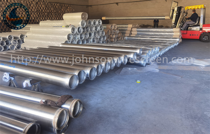 Galvanizing Dan SS 304 Johnson Wedge Wire Air Well Screen Filter Pipe