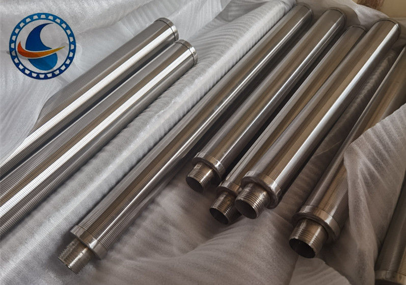 SS304 Vee berbentuk Profil Wire Wedge Wire Screen Filter Pipe