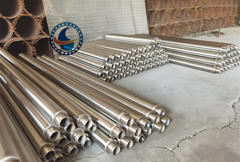 SS304 Vee berbentuk Profil Wire Wedge Wire Screen Filter Pipe