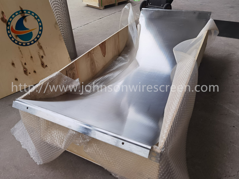 Saringan Lengkung Kawat Baji SS316L untuk Pengolahan Air Limbah