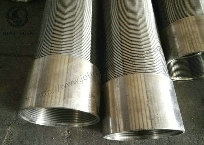 Filter layar kawat wedge SS304 yang tidak tersumbat untuk Filter kisi halus berputar