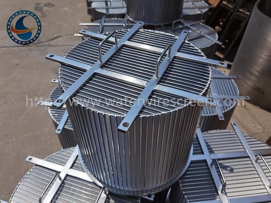 Profil Dukungan Filter Layar Wedge Kawat Terbalik Stainless Steel 304