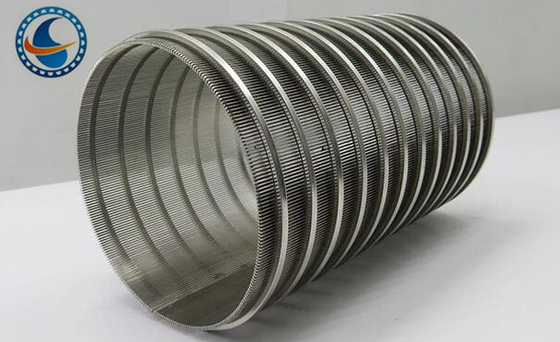 Pembersihan Otomatis Profil Kawat Layar Wedge Cylinder Stainless Steel 304