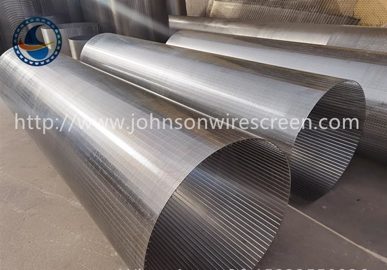 Filter layar kawat wedge slot slot kontinu