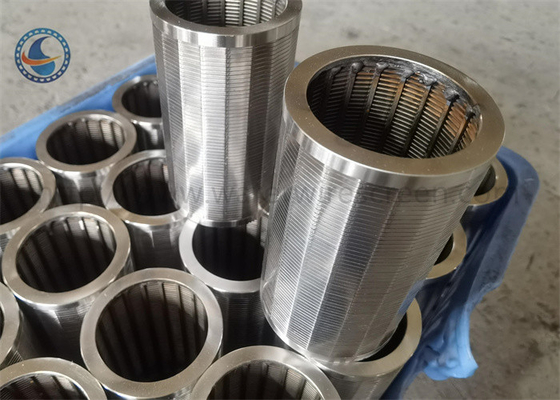 Stainless Steel Sand Control Wedge Wire Screen Filter Peringkat Tekanan Pipa