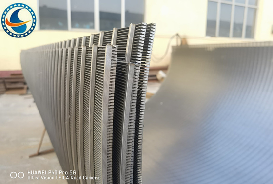 Oem Stainless Steel 304 Pelat Saringan Kawat Wedge 0,5mm Pembukaan Slot