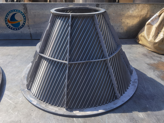 Stainless Steel 304 Wedge Wire Sieve Basket Untuk Filtrasi Industri