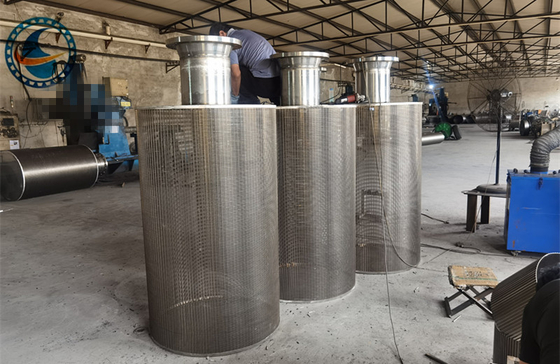Efisien Dan awet Rotary Screen Drum Untuk Aplikasi Industri