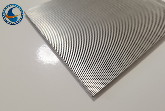 Baja tahan karat 316L slot 0,02mm panel layar kawat wedge