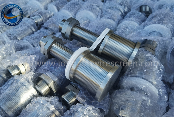 SS316L OD 57mm Tekanan Tinggi Wedge Wire Screen Nozzles