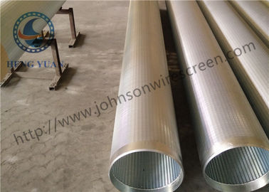 Baja Karbon Rendah Galvanized Wire Wrapped Screen Wedge Wire Screen 10 