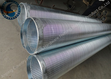 Kekuatan Mekanik Layar Kawat Wedge Johnson Penurunan Tekanan Rendah Panjang 10-3000mm