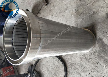 Layar Slot Berkelanjutan Kawat Profil Hemat Energi Untuk Filter Air Limbah