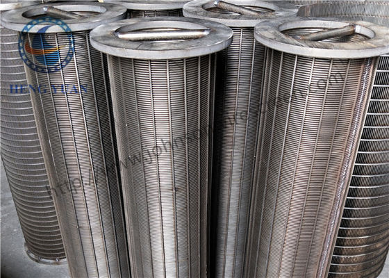 Drum Layar Rotary Tubuh Kuat Untuk Industri Kimia / Minyak Bumi Panjang 800mm