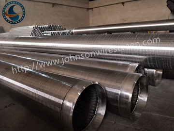 Pipa Layar Sumur Air Stainless Steel Gas Minyak, Layar Kawat Wedge Johnson