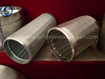 Disesuaikan 20 Slot Johnson Vee Wire Screen Ketahanan Korosi Yang Kuat