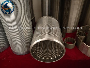 Vee Shape Johnson Stainless Steel Menyaring Berbagai Jenis Konstruksi