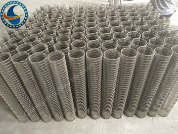 Reverse Profile V Wire Screen / Rotary Drum Screen Teknik Welded Penuh