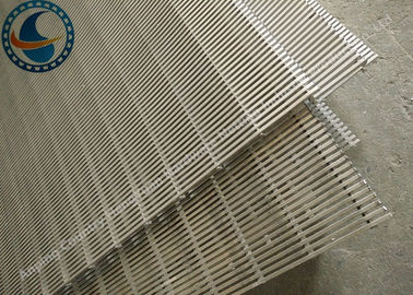 Panel Layar Kawat Wedge Tipe Johnson Datar Untuk Peralatan Pengolahan Air