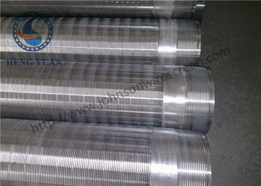 Filter Saringan Kawat Wedge Presisi Tinggi, Wedge Wire Mesh Untuk Batubara / Tambang