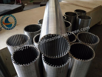 Stainless Steel 304 Wire Wrapped Screen V Bentuk Ketahanan Abreaction Tinggi
