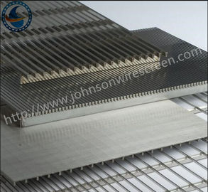 Penyaringan Makanan Welded Wedge Wire Screen Tahan Lama 304L / 304L / 316L Grade