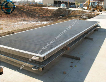 SS Filter Johnson Wire Screen, Panel Kawat Wedge Datar Stainless Steel Tanpa Penyumbatan