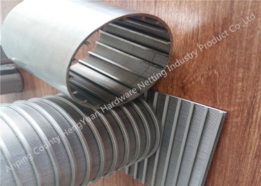 Filter Kawat Wedge Non-Menyumbat, Layar Kawat Wedge Stainless Steel Iso