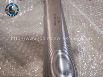 Layar Kawat Baji Bulat Murni Diameter 50 Mm Slot 0,4 mm Tanpa Penyumbatan