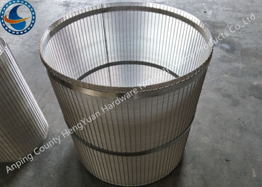 Reverse Support Rod Rotary Screen Drum Stainless Steel Dengan Falt Iron