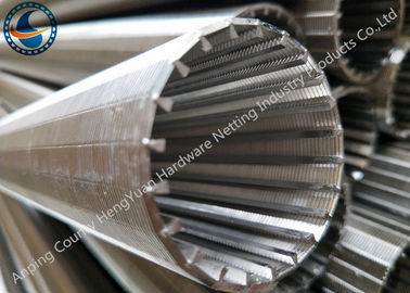 Filter Layar Kawat Wedge Rolled Terbalik Tidak Menyumbat Untuk Pengeboran Sumur