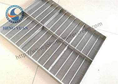 Peralatan Pencucian Batubara Wedge Wire Sheets Bahan Stainless Steel 304