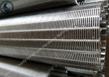 Layar Pasir Sumur Air Anti Korosi, Layar Kawat Wedge Stainless Steel