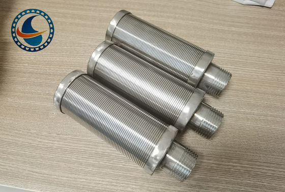 Pipa Saringan Kawat Baji Slot Berkelanjutan Berbasis Batang SS304