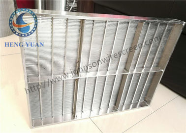 Panel Layar Kawat Wedge Profesional Bentuk V Untuk Industri Pengayakan