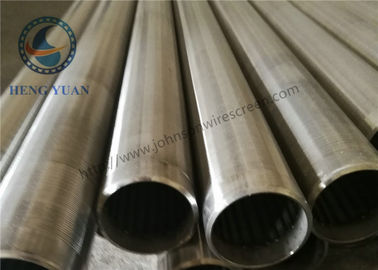 Continuous Slot Johnson Stainless Steel Well Screens Kontrol Pasir Diameter 80MM
